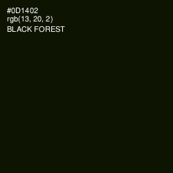 #0D1402 - Black Forest Color Image